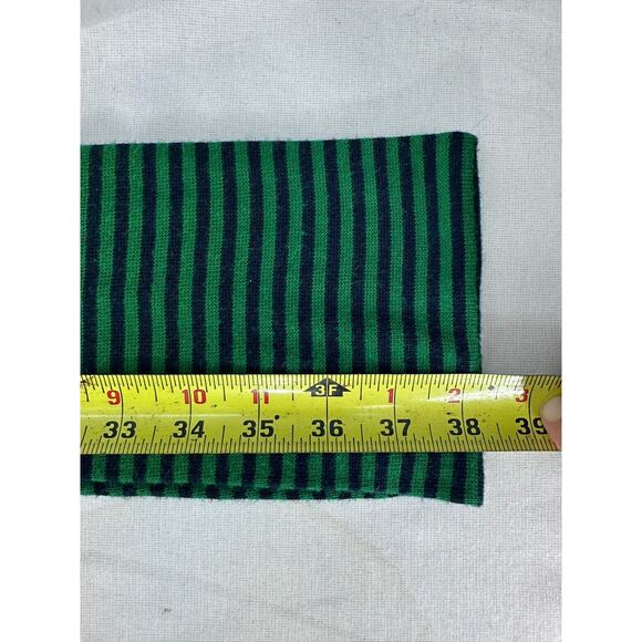 GAP 76.5" Scarf Green and Navy striped Unisex - Picture 5 of 5